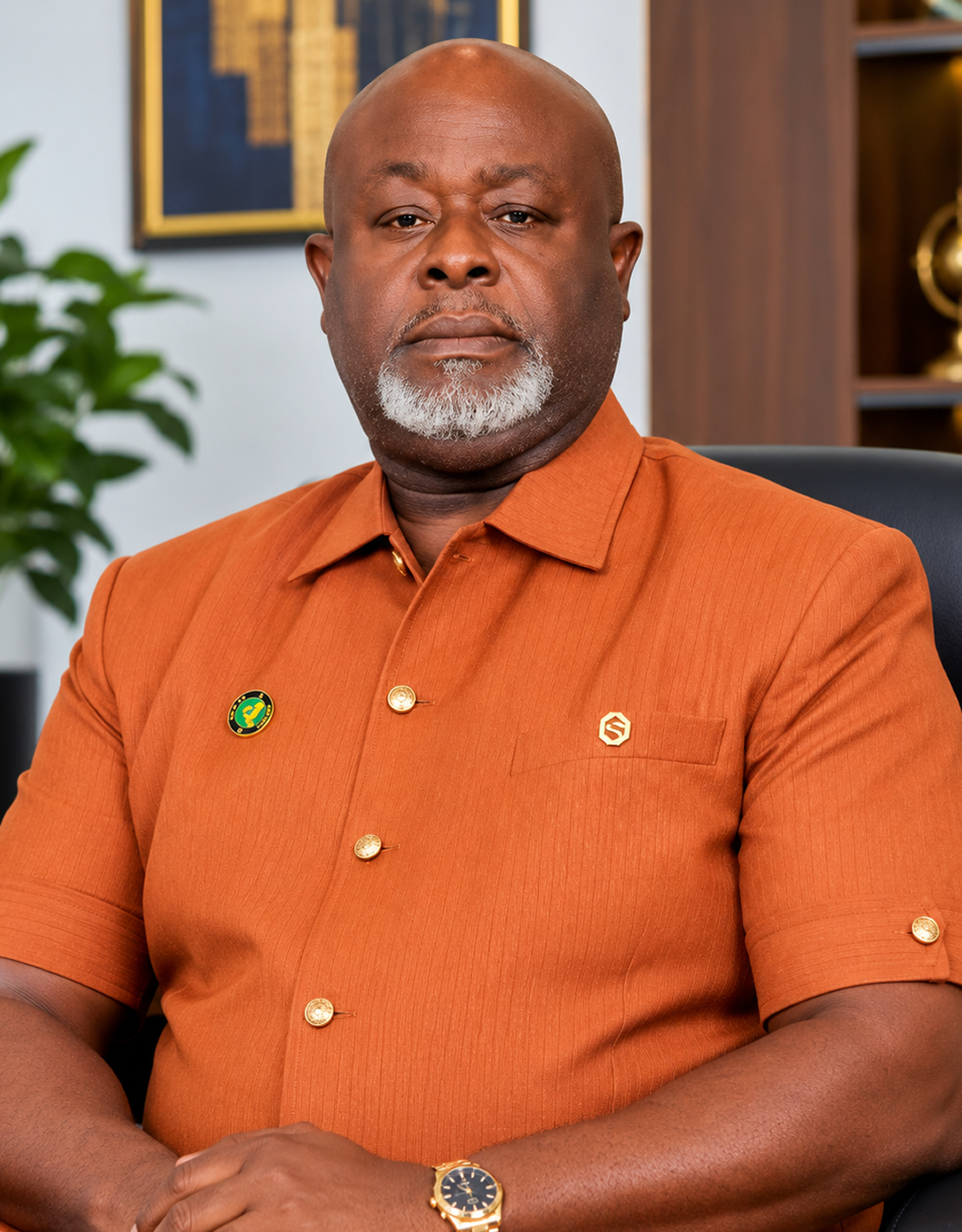 Portrait of Kwabena Adjei-Seffah